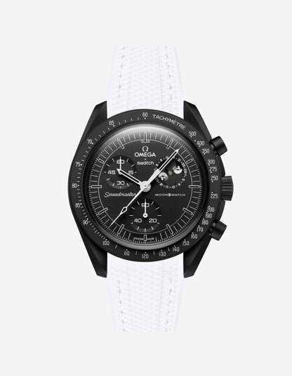 Rubber Strap for Omega X Swatch MoonSwatch Mission to The Moonphase - New Moon