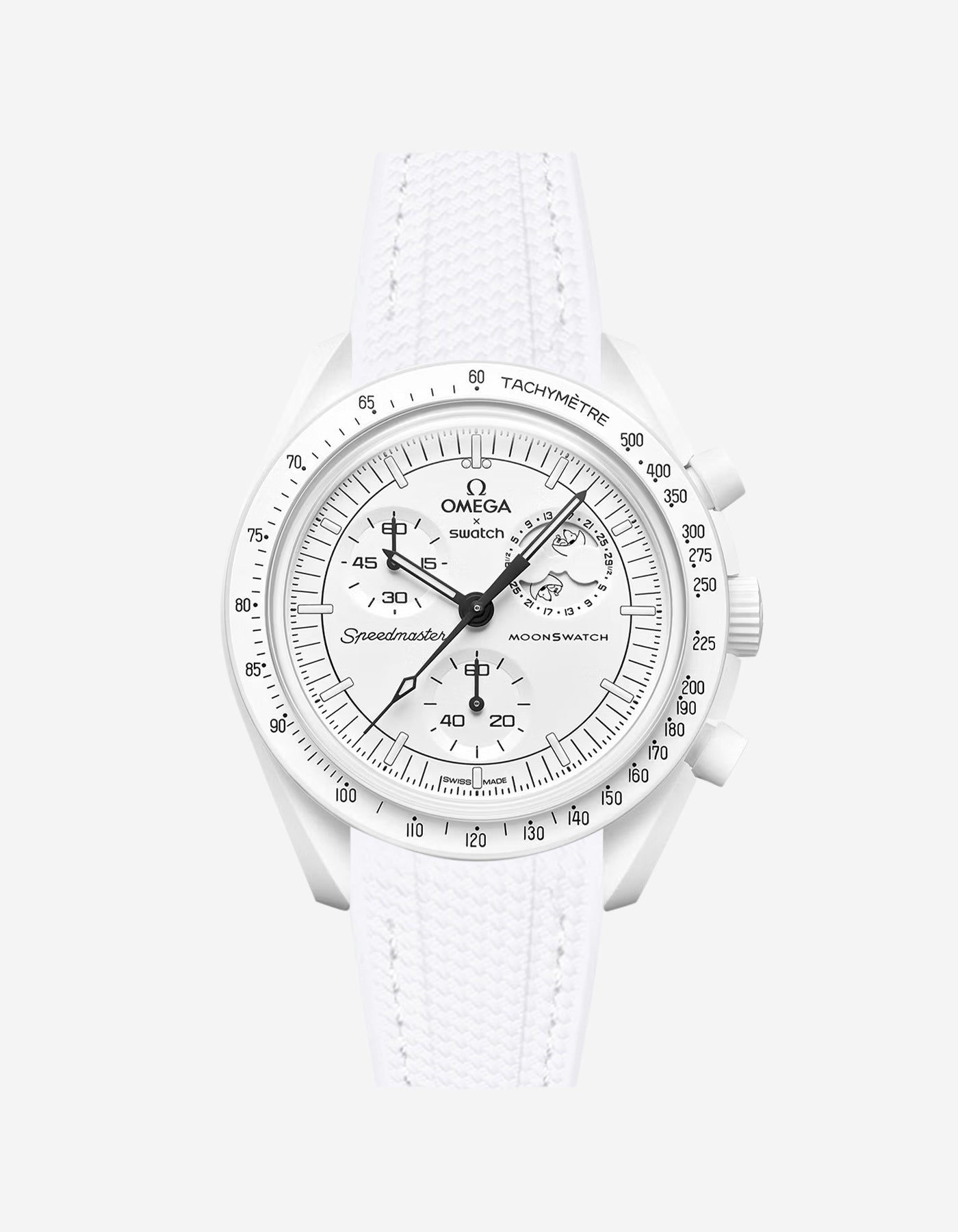 Rubber Strap for Omega X Swatch MoonSwatch Mission to The Moonphase