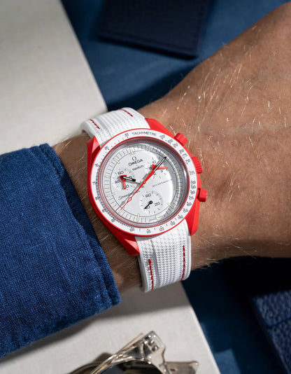 Rubber Strap for Omega X Swatch MoonSwatch Mission to Mars